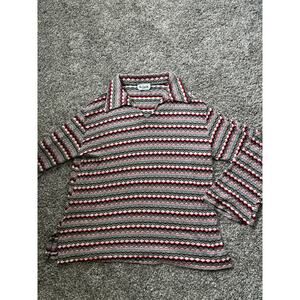 Women’s no limits collared pull over top size L
